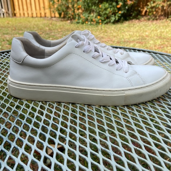 White Sneakers Leather Lace Up classic   Good Quality Timeless Casual St… - Picture 3 of 11